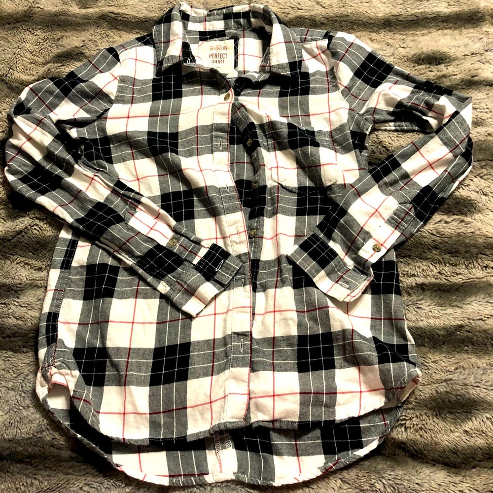 SO plaid/ flannel shirt, small relaxed fit